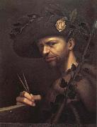 Giovanni Paolo Lomazzo Self-Portrait as Abbot of the Accademiglia Germany oil painting artist